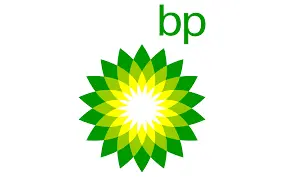 Grünes BP-Logo mit Blütenblättern